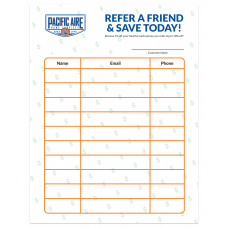Referral Sheet - 100 Pack